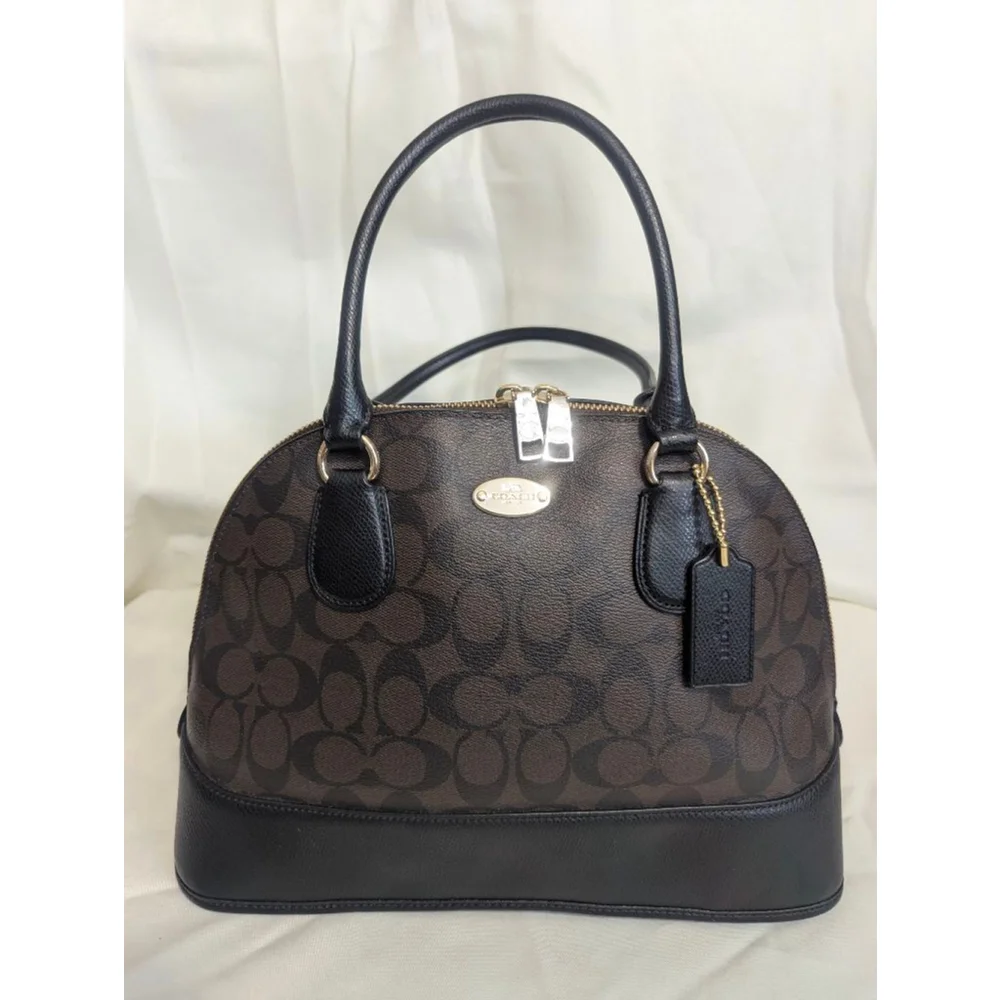 RARE Coach Cora Domed Satchel Crossbody Bag 33904 AUTHENTIC